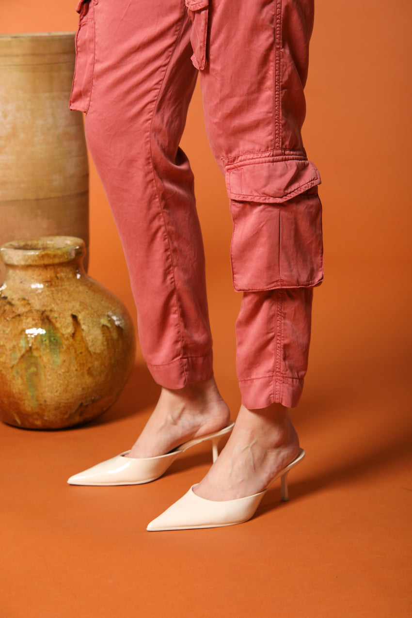 Asia Snake pantalone cargo donna in modal relaxed fit