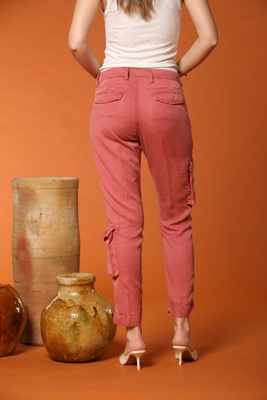 Asia Snake Damen Cargo-Hose in Modal Relaxed Fit