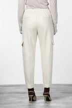 Chile Jogger pantalone cargo donna in jersey relaxed fit