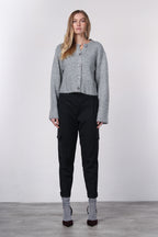 Chile Jogger pantalone cargo donna in lana relaxed fit