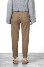 New York Jogger pantalón chino de mujer en twill stretch relaxed fit