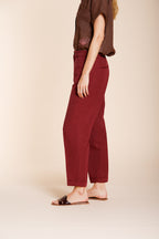Linda Summer pantalón chino mujer en canvas relaxed fit