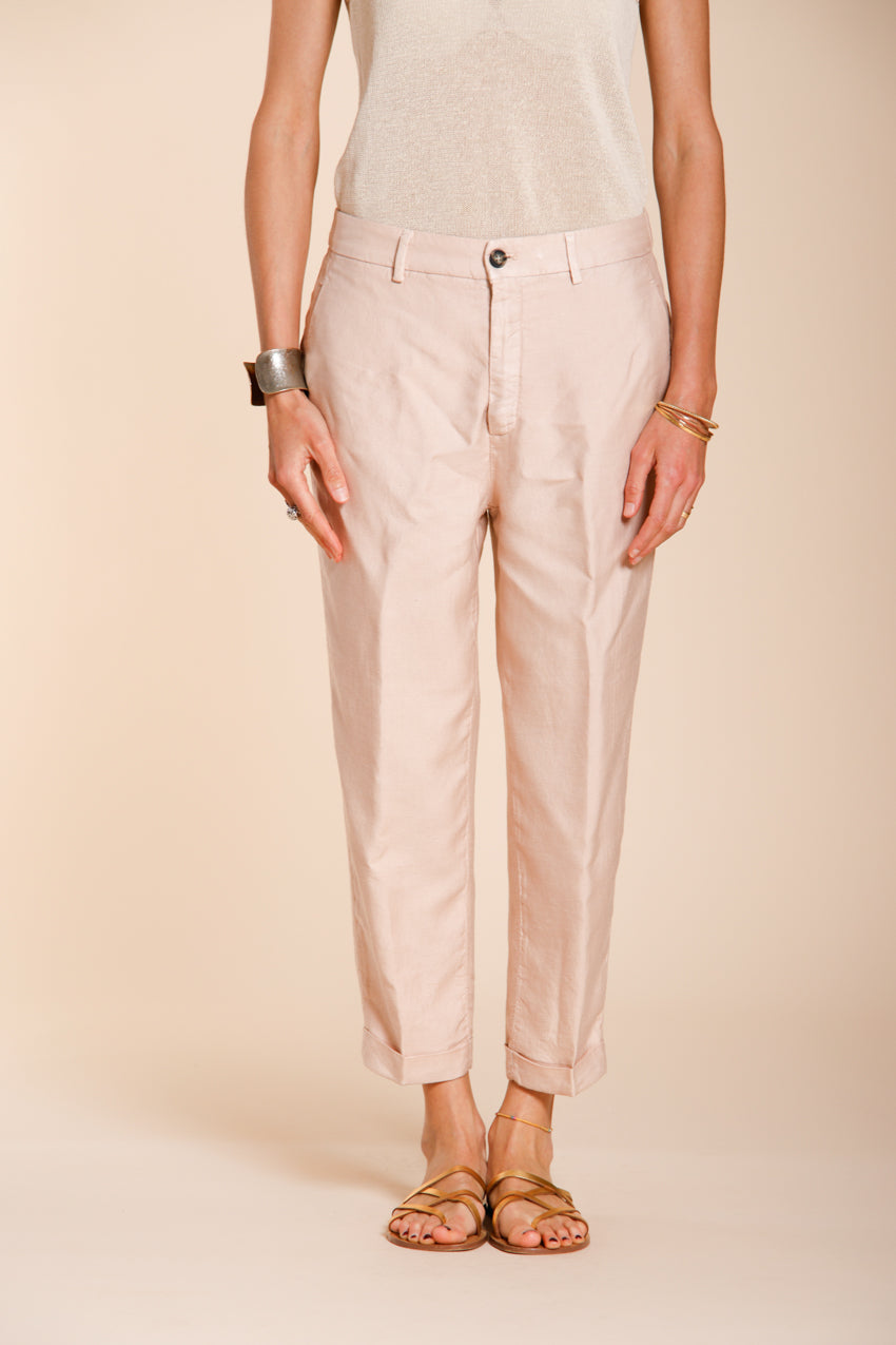Linda Summer Hose Chino Damen aus Canvas relaxed fit
