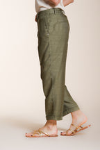 Linda Summer pantalón chino mujer en canvas relaxed fit