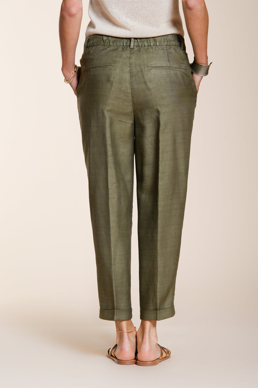 Linda Summer pantalón chino mujer en canvas relaxed fit
