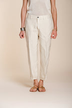 Linda Summer pantalón chino mujer en canvas relaxed fit