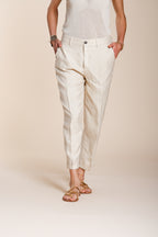 Linda Summer pantalón chino mujer en canvas relaxed fit