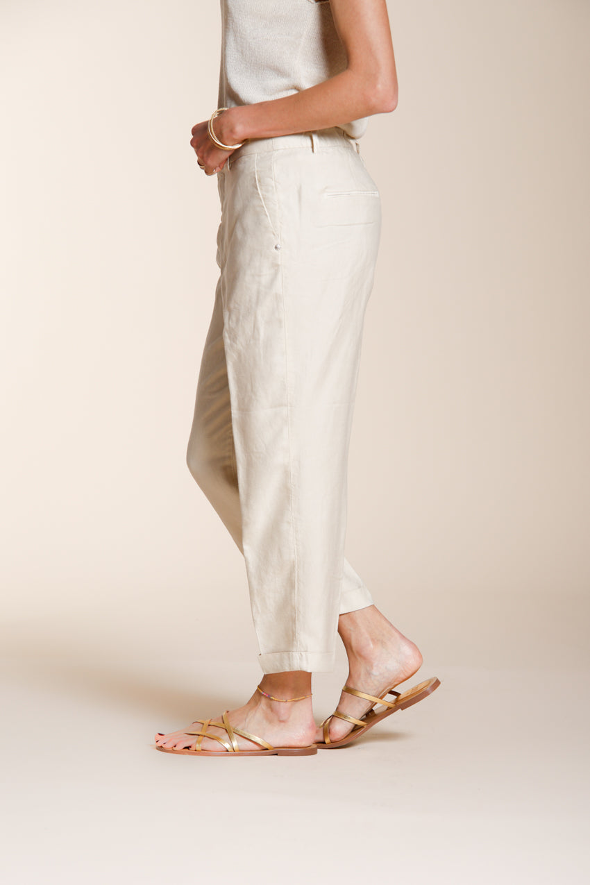Linda Summer Hose Chino Damen aus Canvas relaxed fit