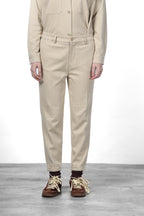 New York Cozy pantalone chino donna in jersey relaxed fit
