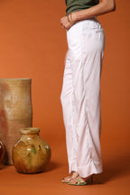 New York Cozy Straight pantalone chino jogger donna in modal straight fit