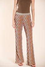 Easy Straight Elax pantalon chino jogger femme en maille lurex straight fit