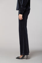 Easy Straight pantalón chino mujer en jersey de felpa straight fit