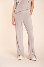 Easy Straight women's chino jogger pants in terry jersey straight fit