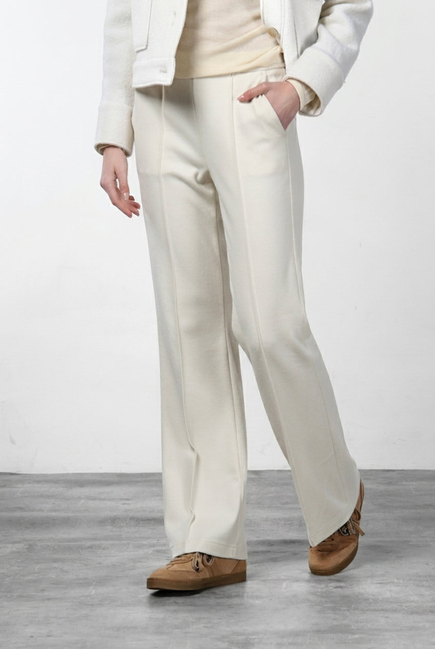 Easy Straight pantalón chino de mujer en jersey straight fit
