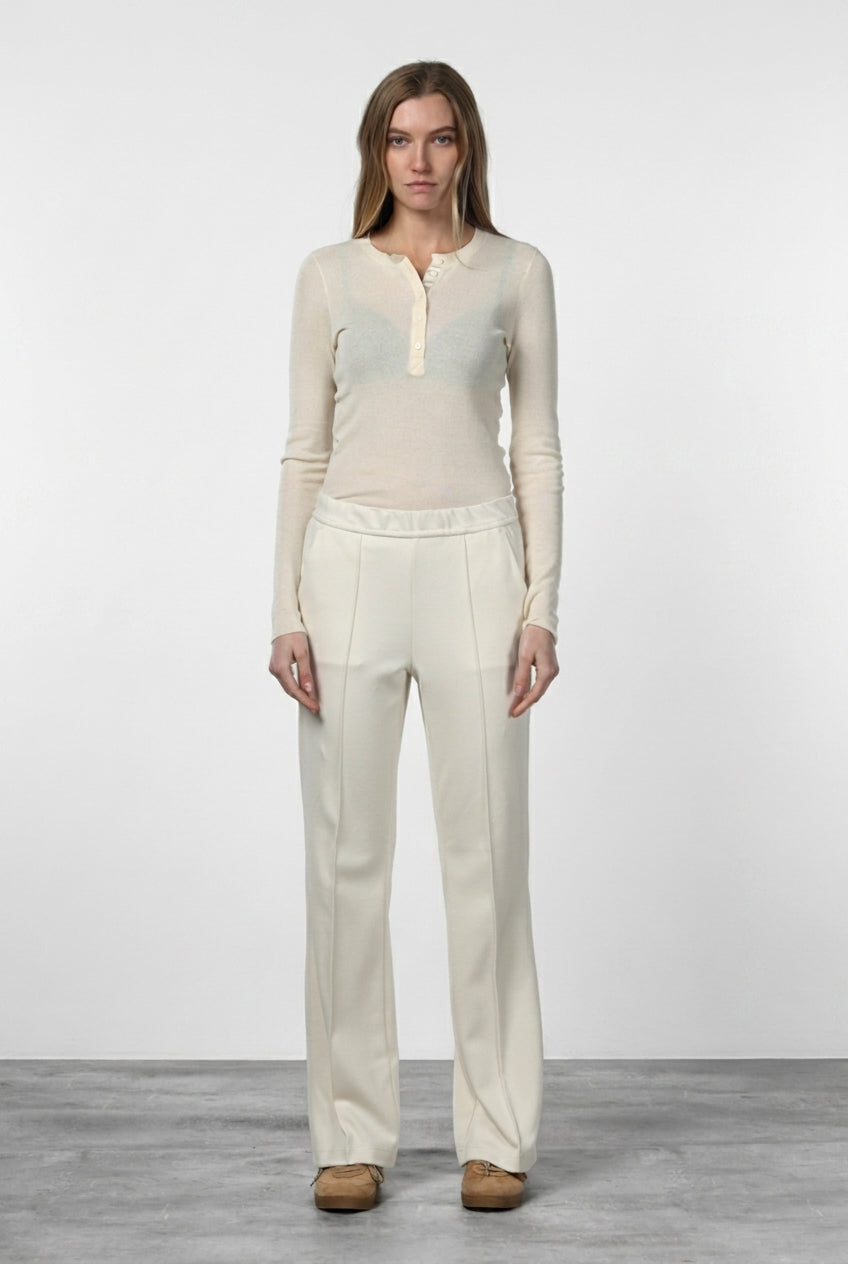 Easy Straight pantalón chino de mujer en jersey straight fit