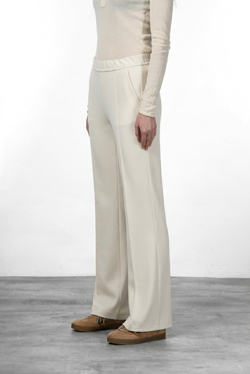 Easy Straight pantalón chino de mujer en jersey straight fit