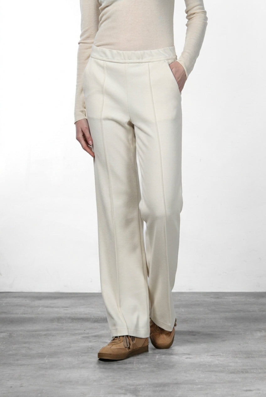 Easy Straight pantalón chino de mujer en jersey straight fit