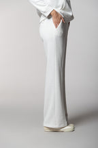 Easy Straight pantalon chino femme en jersey avec lurex straight fit