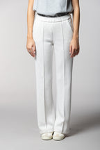 Easy Straight pantalon chino femme en jersey avec lurex straight fit