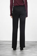 Easy Straight women’s chino pants in knit-effect lurex jersey with straight fit