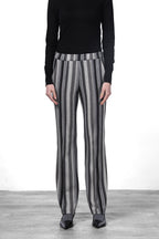Easy Straight pantalón chino de mujer en jacquard straight fit