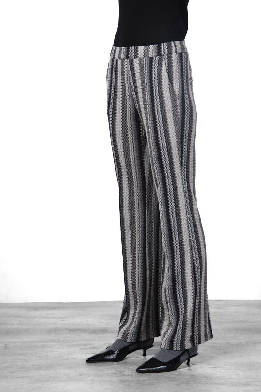 Easy Straight pantalón chino de mujer en jacquard straight fit