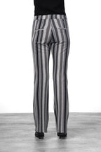 Easy Straight pantalón chino de mujer en jacquard straight fit