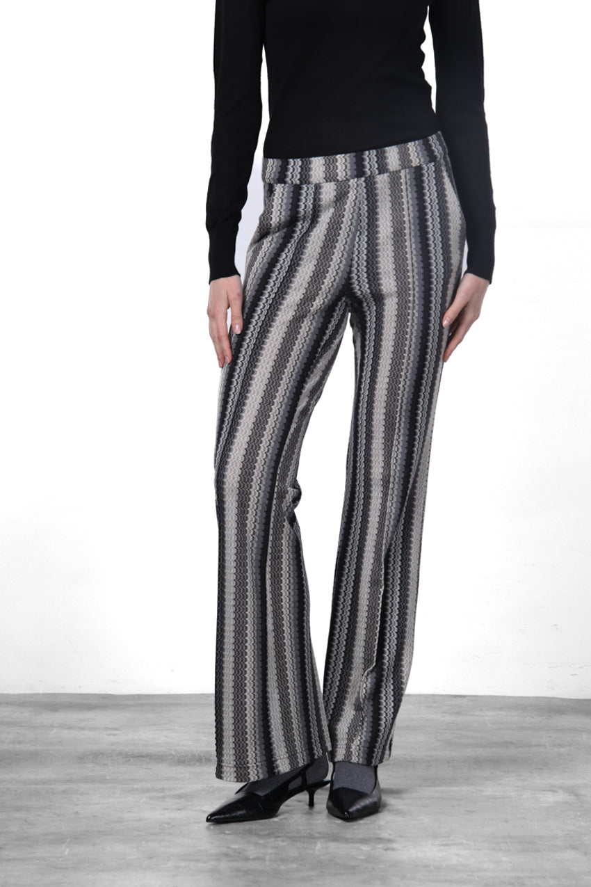 Easy Straight pantalón chino de mujer en jacquard straight fit