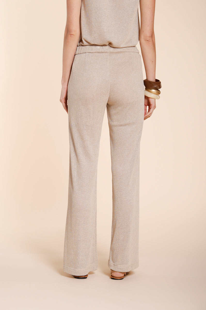Easy Straight pantalone chino jogger donna in maglina straight fit