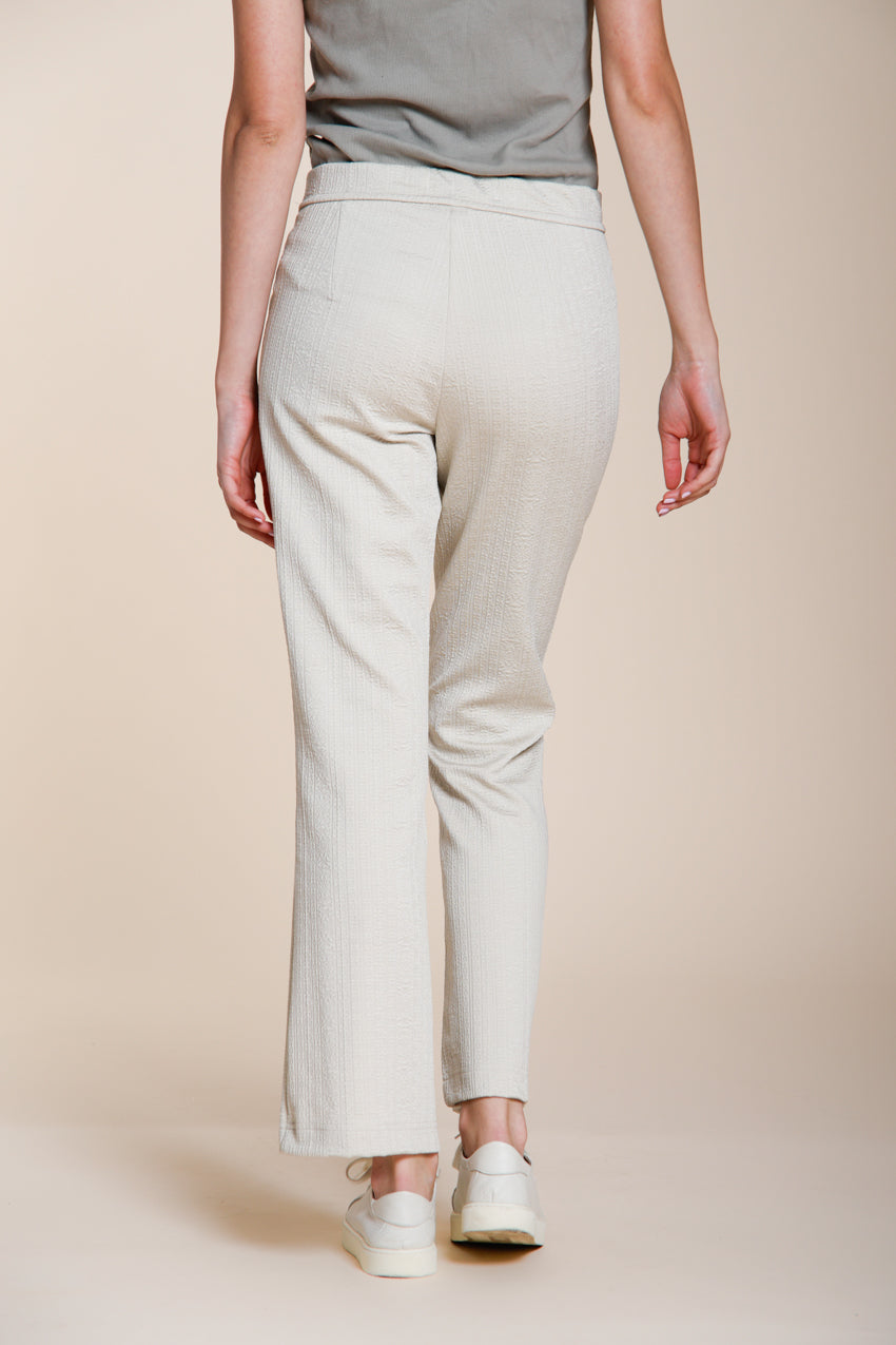 Easy Kick pantalone chino jogger donna in jersey slim fit