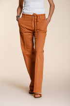 New York Straight Hose Chino Damen aus Baumwoll-Leinen-Twill straight fit