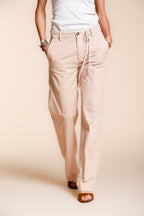New York Straight pantalone chino donna in twill di cotone e lino straight fit