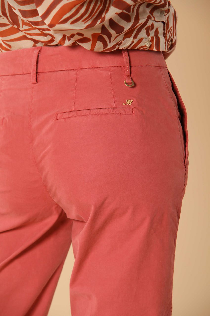 New York Cropped women's chino pants in gabardine straight fit