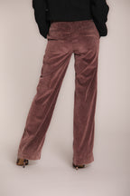 Foto 4 New York Straight pantalone chino donna in velluto a coste straight fit