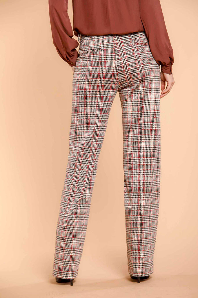 New York Straight pantalone chino donna in jersey galles straight