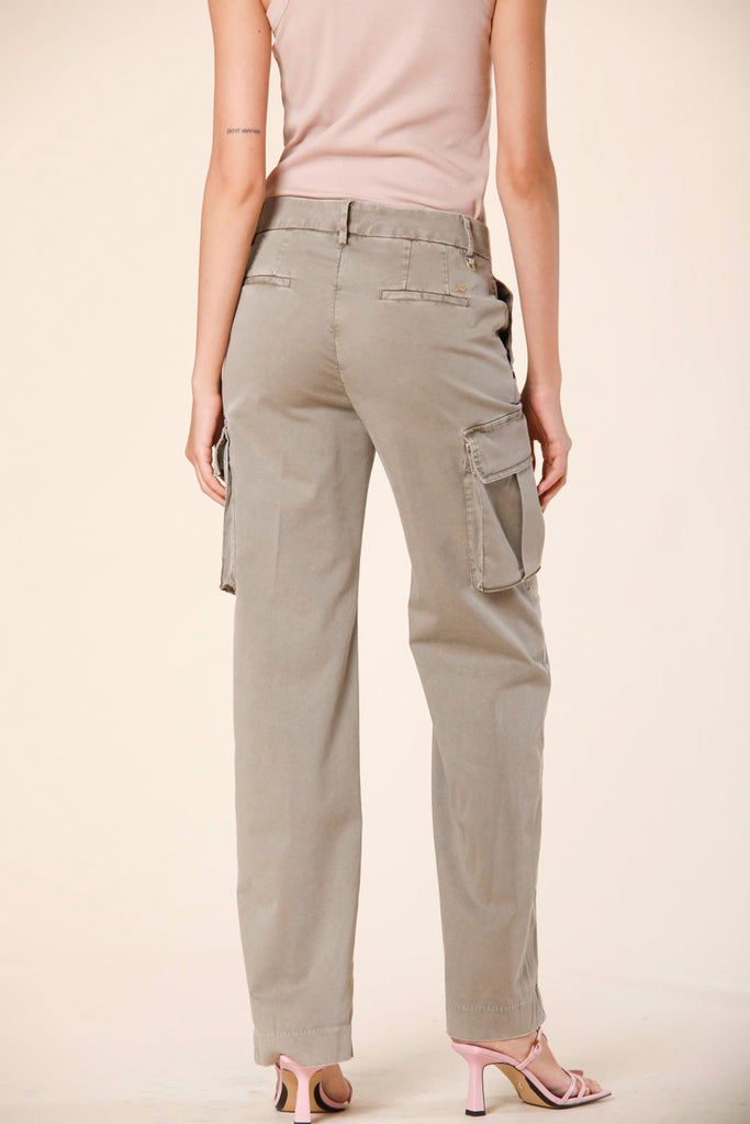 Immagine 3 di pantalone cargo donna in gabardina modello Victoria di Mason's