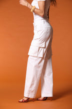 Victoria Damen Cargo-Hose in Modal Straight Fit