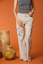 Victoria Damen Cargo-Hose in Modal Straight Fit