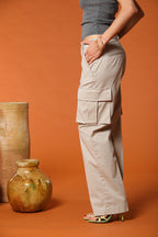 Victoria Damen Cargo-Hose in Modal Straight Fit