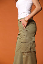 Victoria pantalone cargo donna in modal straight fit