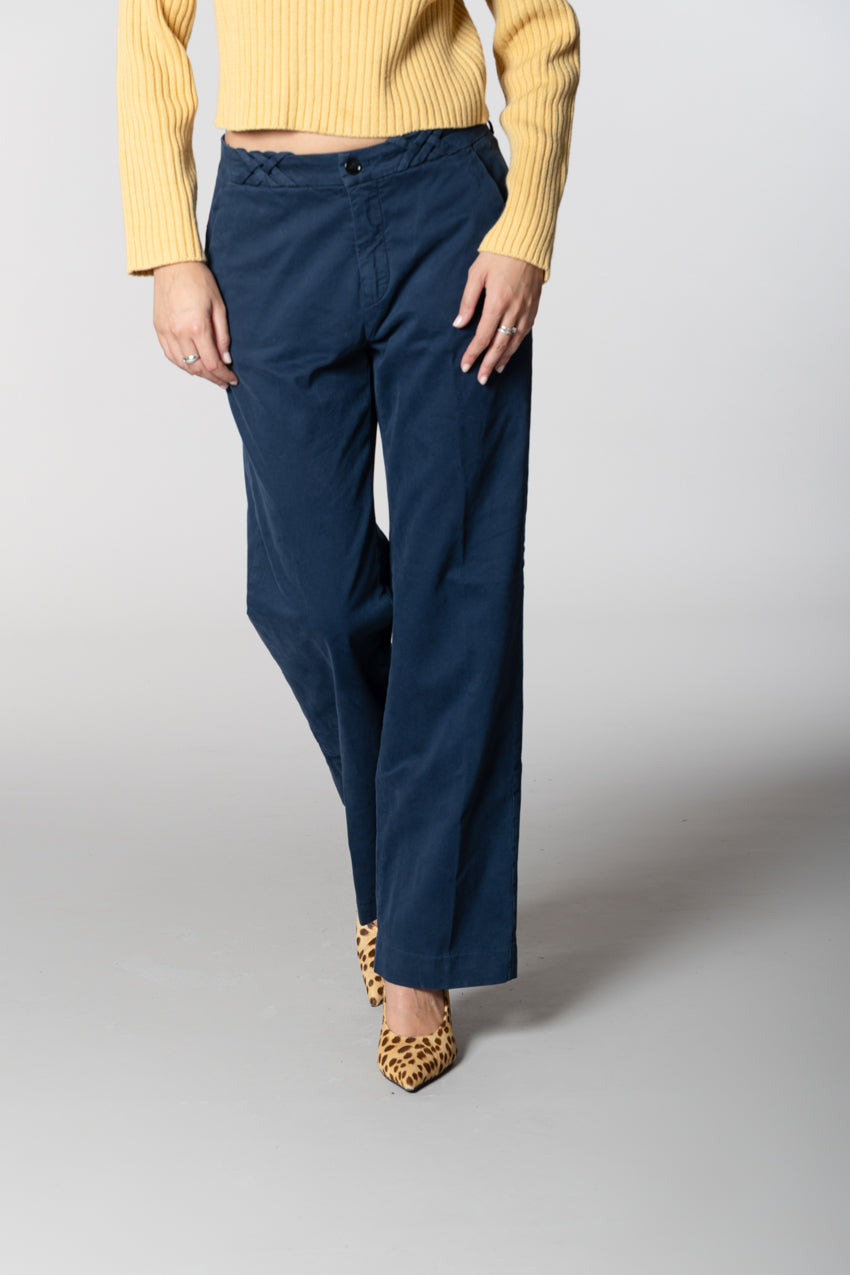New York Straight Damen-Chinohose aus Gabardine straight fit