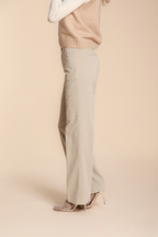 New York Straight pantalone chino donna in gabardina straight fit