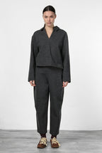 Damen-Chinohose aus Jerseygewebe im Balloon Fit