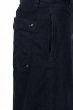 New York Palazzo pantalon chino femme en gabardine wide leg