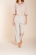 New York Wide women's chino pants in parachute canvas wide leg