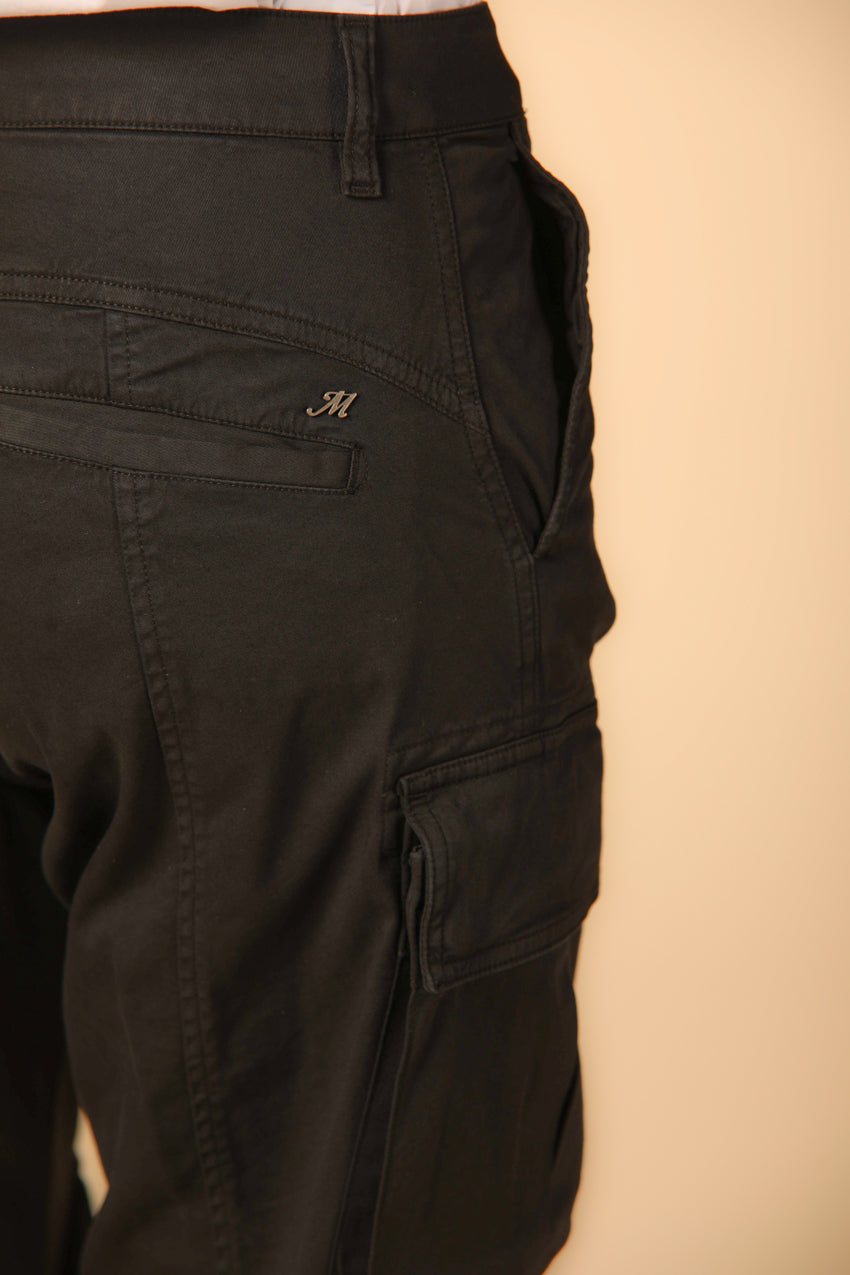 Image 3 de pantalon cargo pour femme, modèle New Hunter, en noir fit relaxed de Mason's