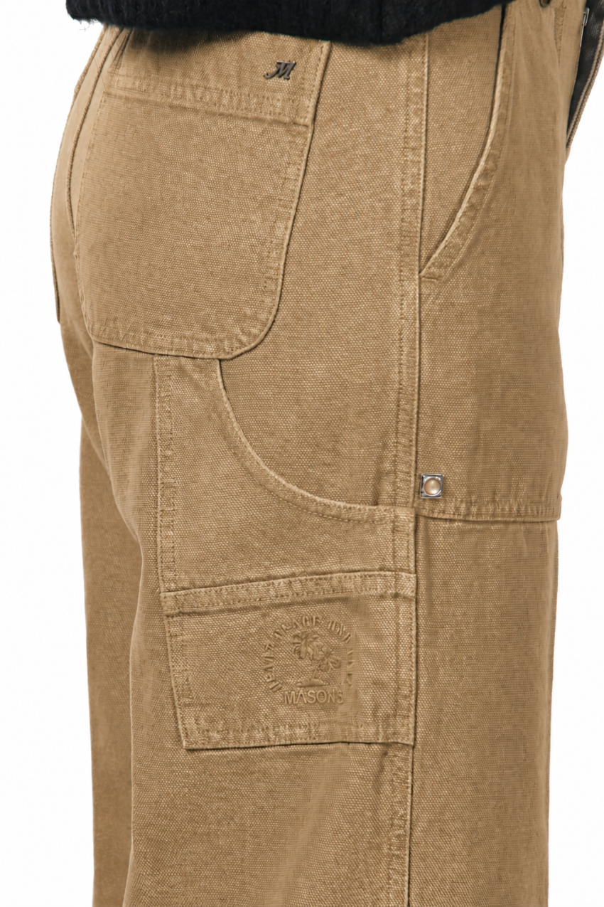 Dallas Wide pantalone chino donna in canvas straight fit