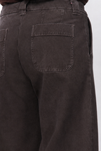 New York Studio Crop pantalone chino donna in twill stretch straight fit