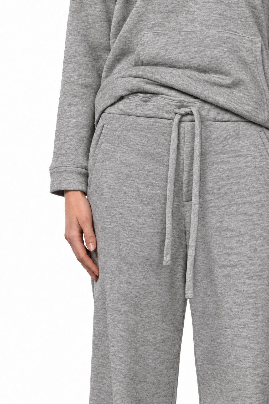 New York Studio Elax pantalón chino de mujer en jersey efecto punto straight fit