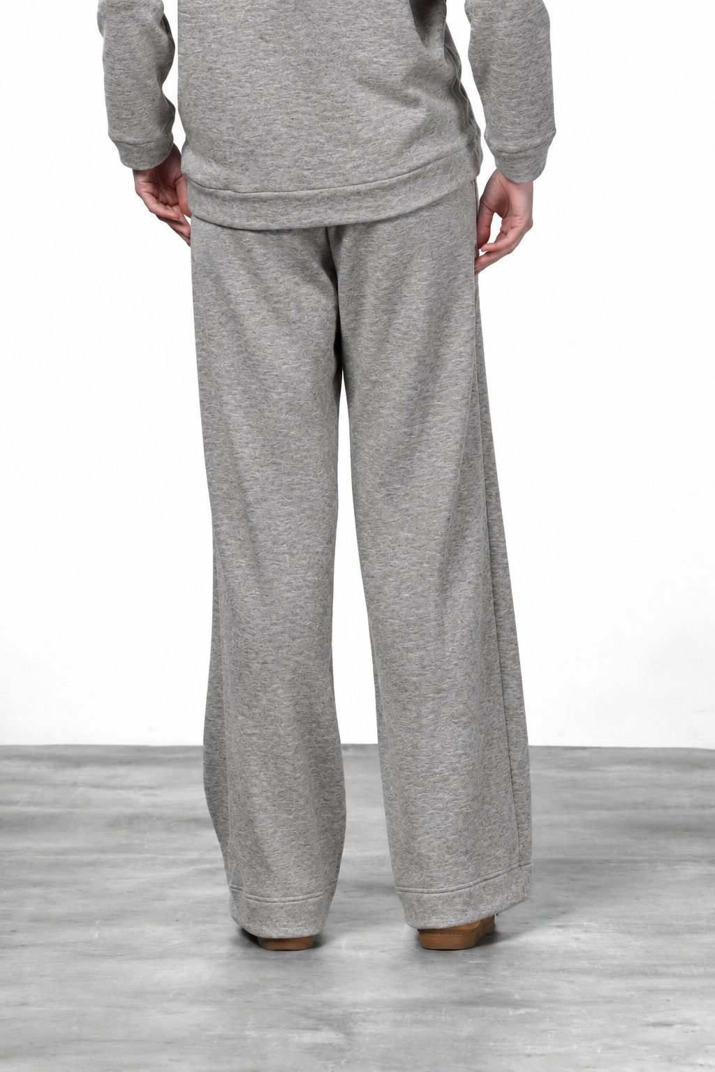New York Studio Elax pantalón chino de mujer en jersey efecto punto straight fit